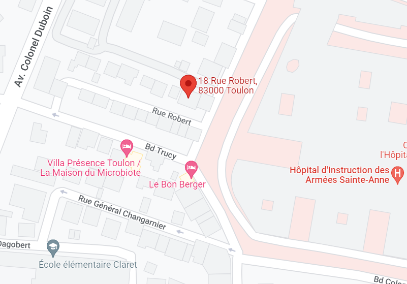 Plan de localisation du Bonheur des Anges, contactez-moi !